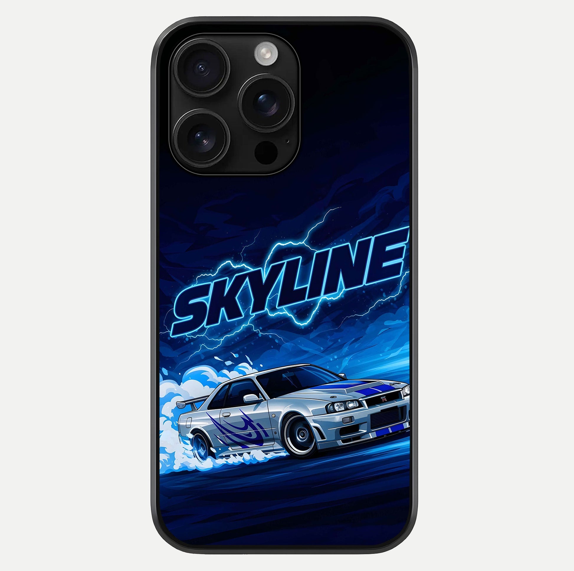 Neon Drift Beast Glass Case For iPhone 16 Pro Max by Custom World