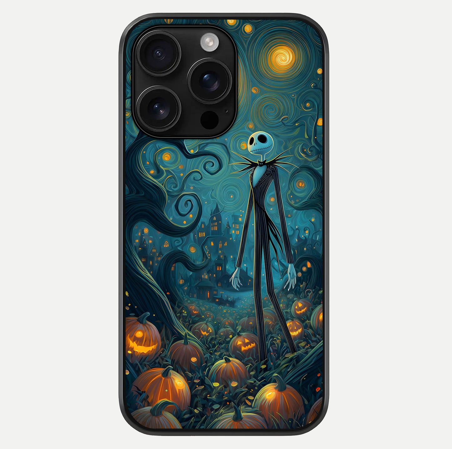 Pumpkin Moonlight Tale Glass Case For iPhone 16 Pro Max by Custom World