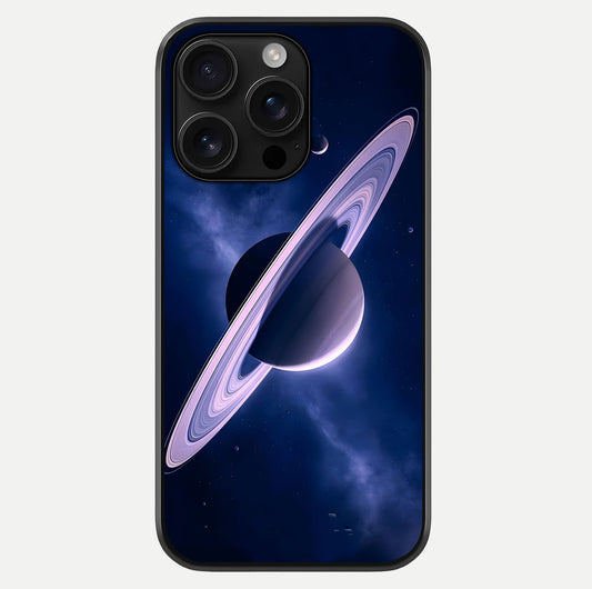 Saturn Ring Mystique Glass Case For iPhone 16 Pro Max by Custom World