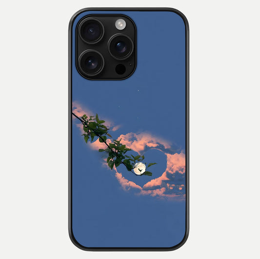 Sky Under Tree Glass Case For iPhone 16 Pro Max by Custom World