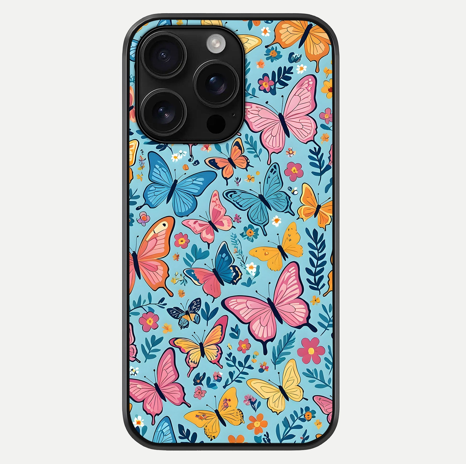 Spiritual Krishna Glass Case For iPhone 16 Pro Max by Custom World