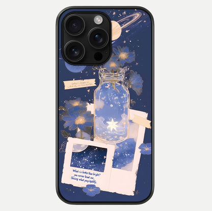 Starlit Cosmic Jar Glass Case For iPhone 16 Pro Max by Custom World