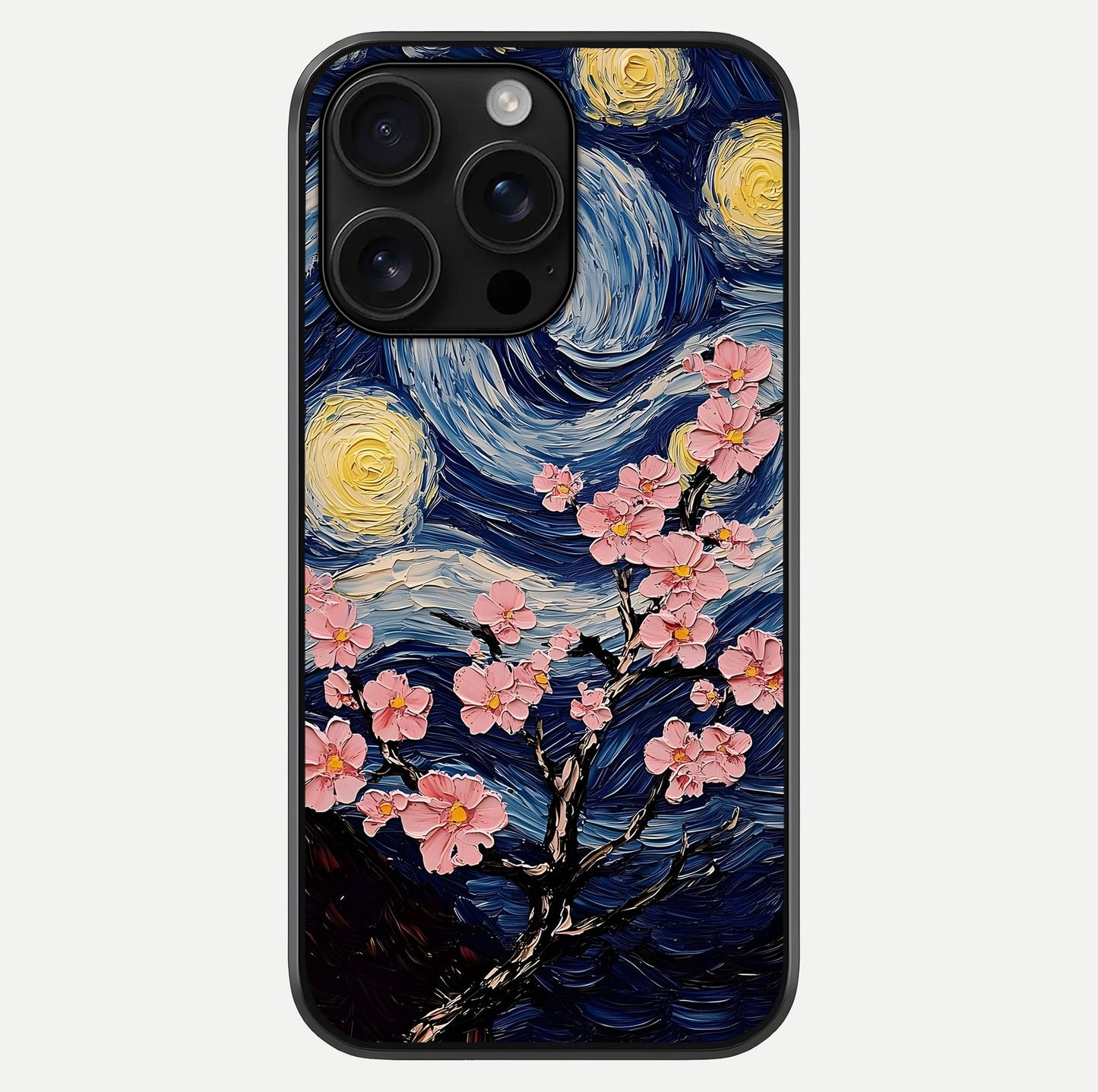 Van Gogh Scenery Glass Case For iPhone 16 Pro Max by Custom World