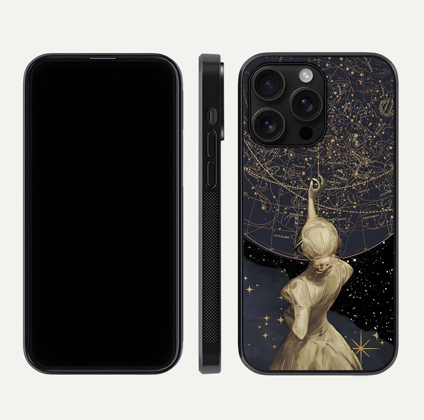 Taylor Swift Girl Glass Case for iPhone 16 Pro Max front & back layout showing clean edge and vivid print