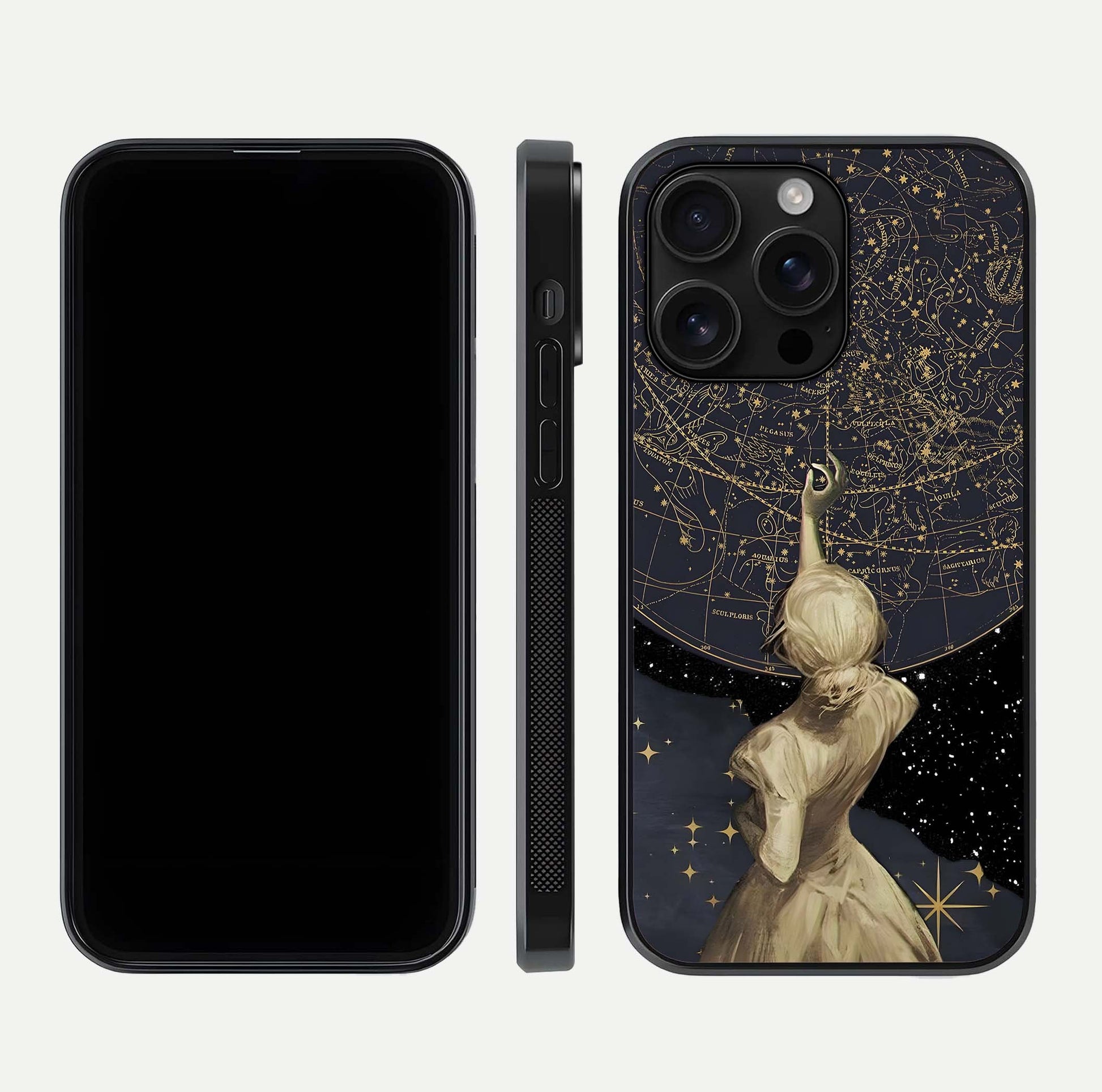 Taylor Swift Girl Glass Case for iPhone 16 Pro Max front & back layout showing clean edge and vivid print