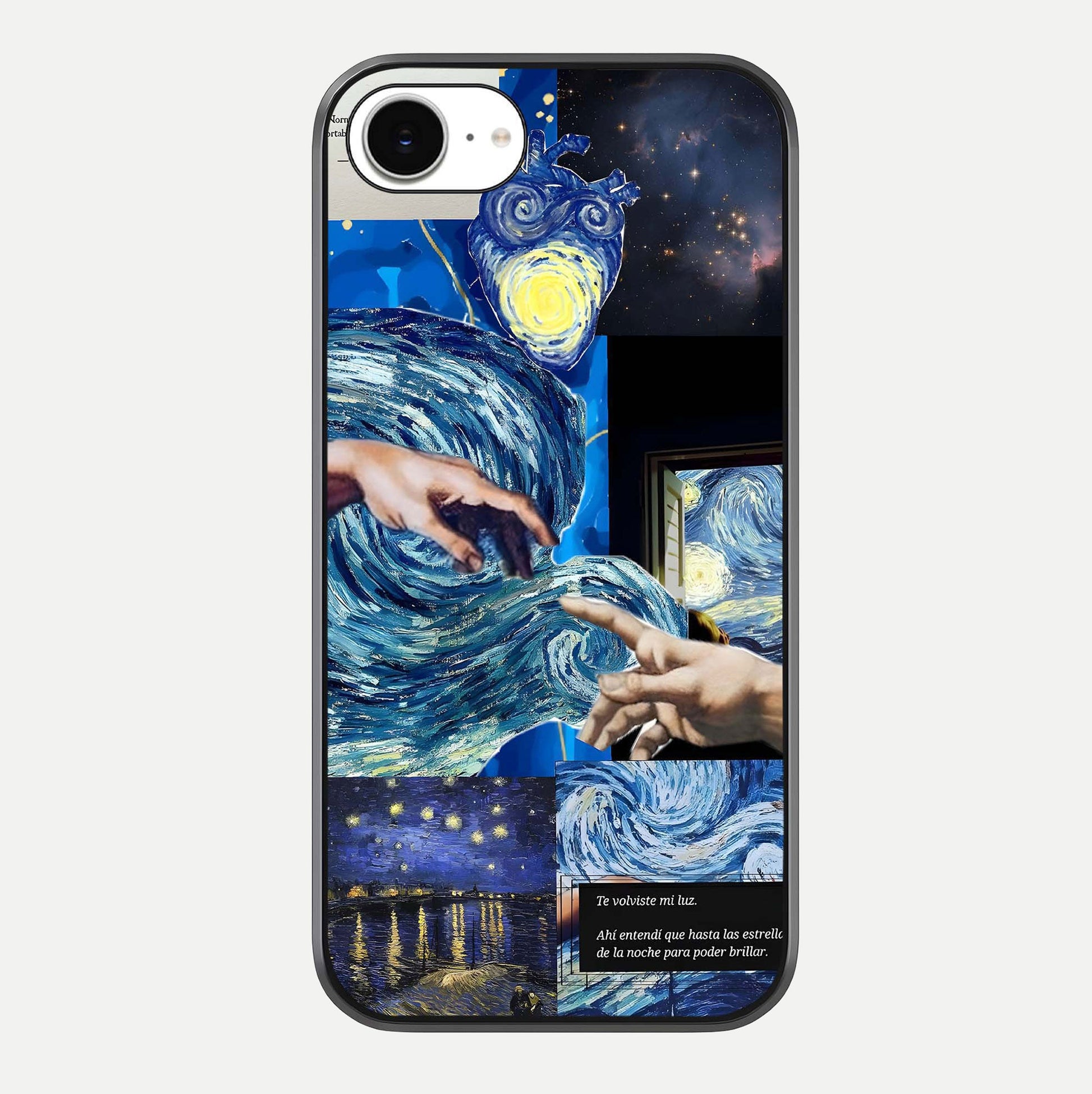 Aesthetic Vando Hands Glass Case For iPhone 16e by Custom World