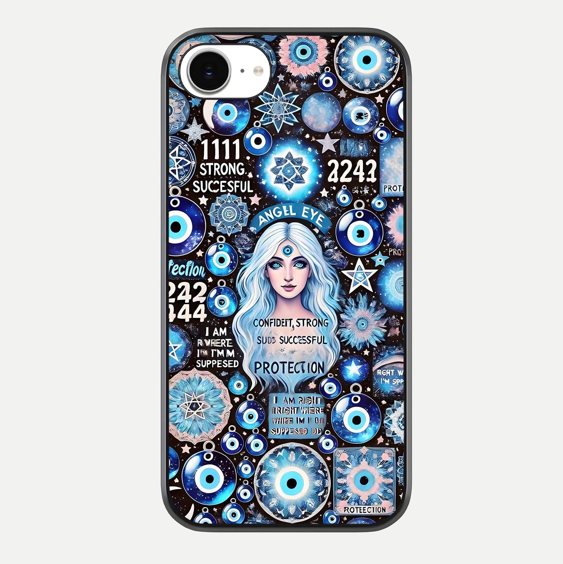 Angel Aura Shield Glass Case For iPhone 16e by Custom World