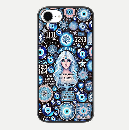 Angel Aura Shield Glass Case For iPhone 16e by Custom World