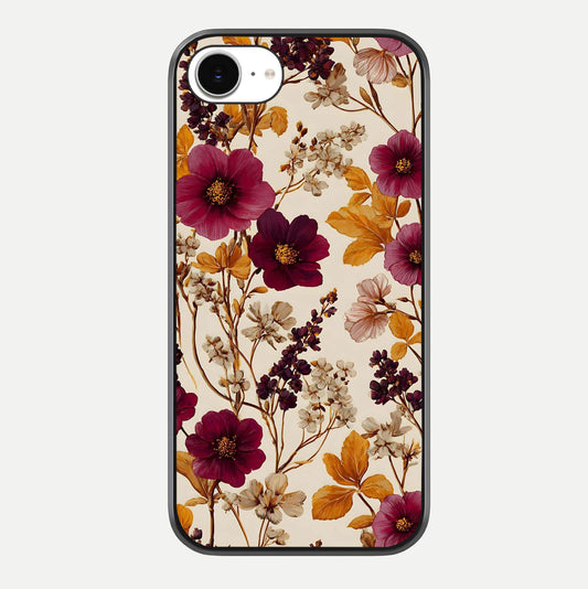 Autumn Wine Bloom Glass Case For iPhone 16e by Custom World