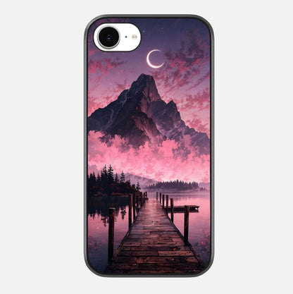 Beautiful Mountain View Glass Case For iPhone 16e by Custom World