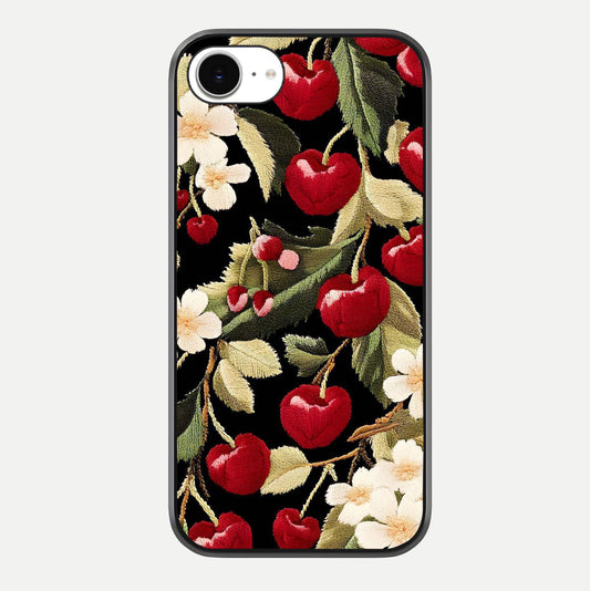 Bloom Thread Art Glass Case For iPhone 16e by Custom World