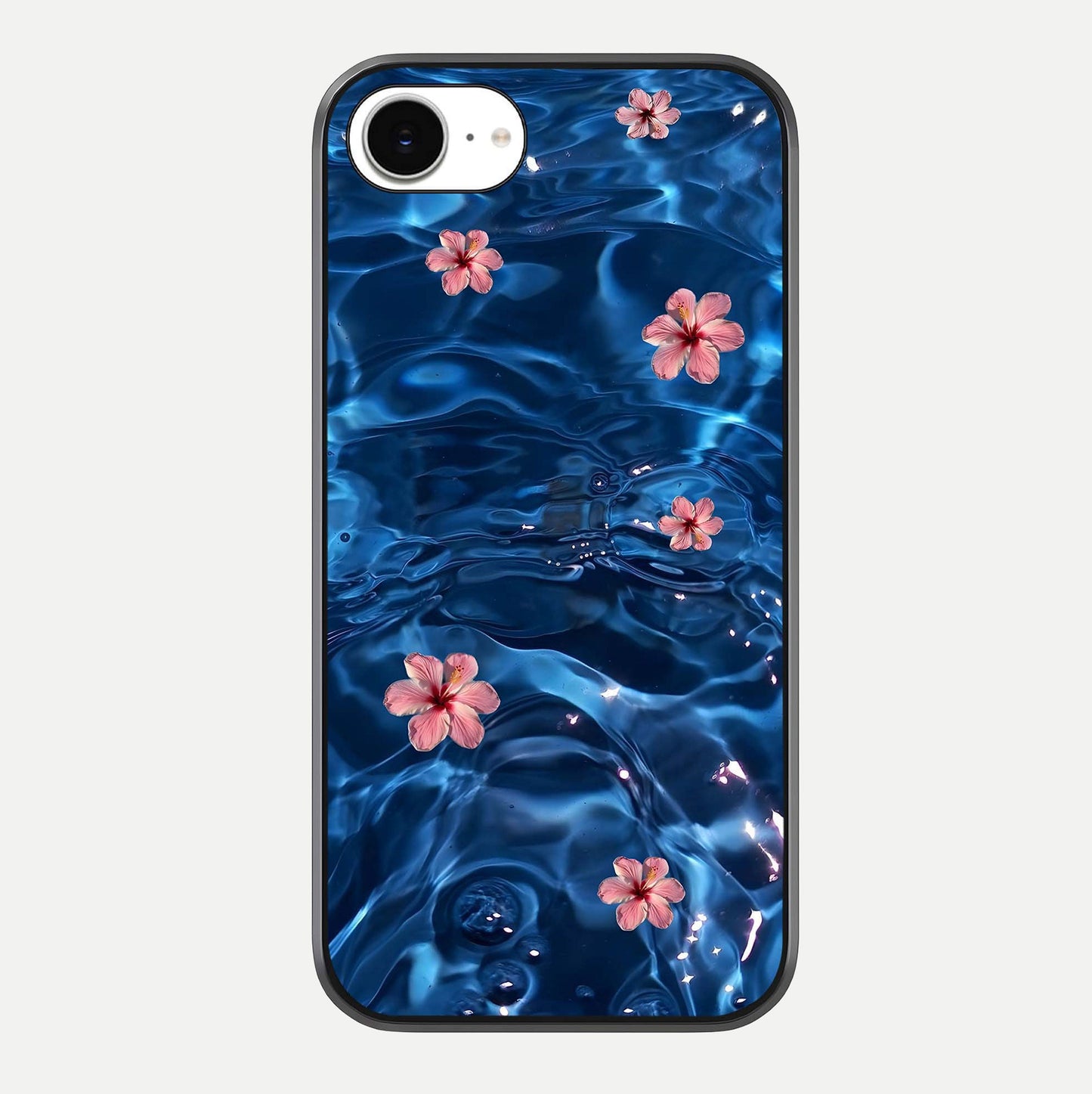 Blooming Water Drift Glass Case For iPhone 16e by Custom World