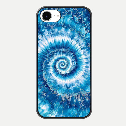 Blue Galaxy Wave Glass Case For iPhone 16e by Custom World