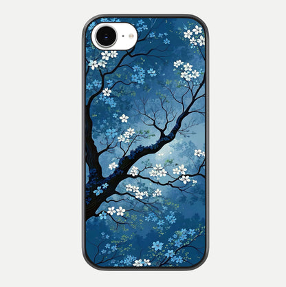 Blue Tree Serenity Glass Case For iPhone 16e by Custom World
