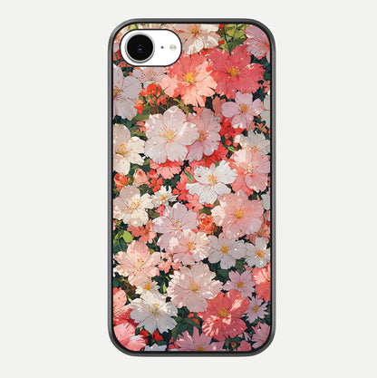 Blush Bloom Field Glass Case For iPhone 16e by Custom World