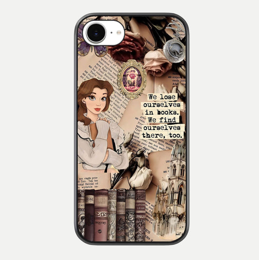 Bookish Dream World Glass Case For iPhone 16e by Custom World