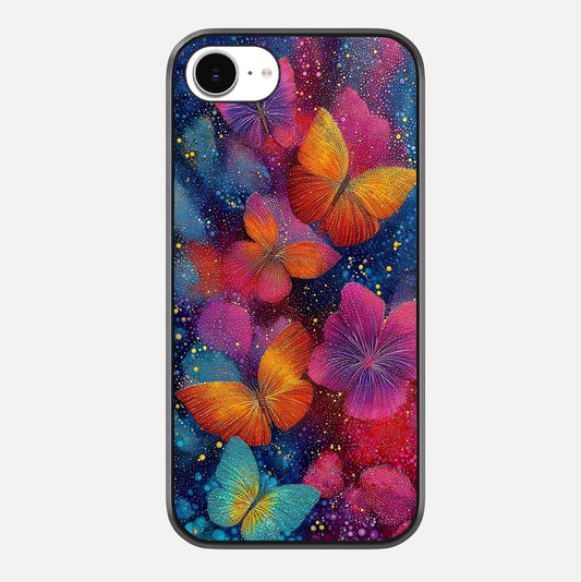 Butterfly Dream Mist Glass Case For iPhone 16e by Custom World