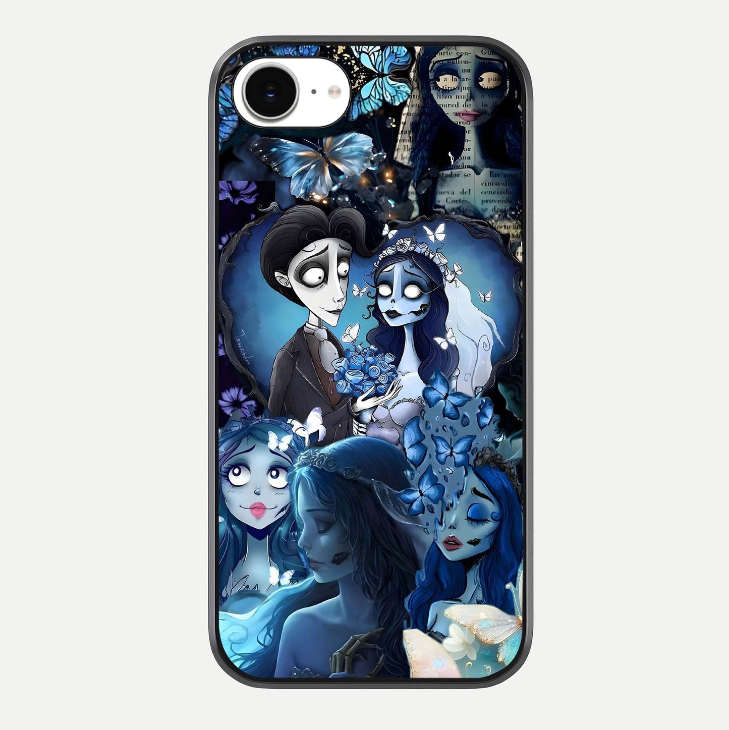 Butterfly Ghost Soul Glass Case For iPhone 16e by Custom World