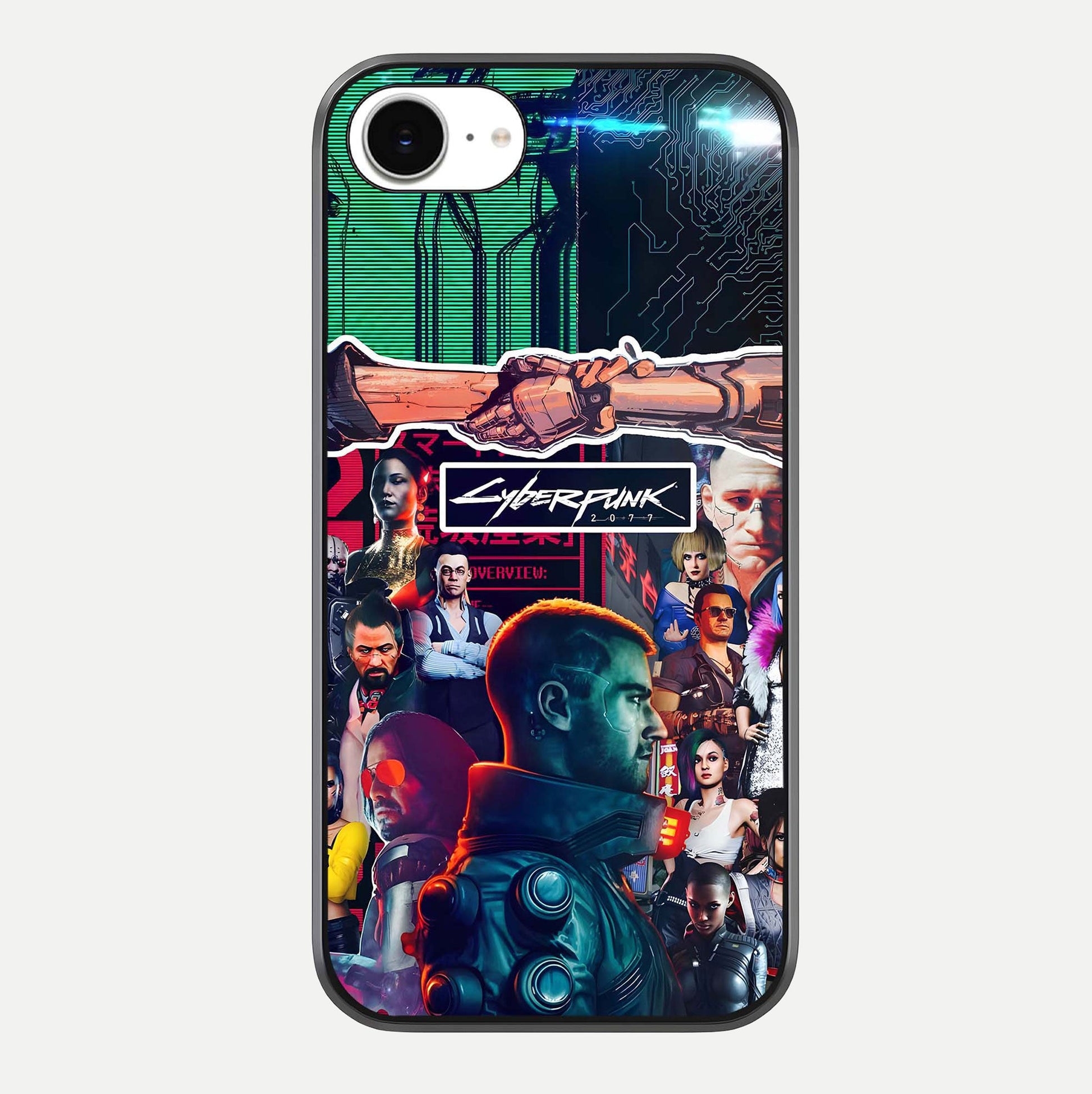 CYBERPUNK Legacy Glass Case For iPhone 16e by Custom World