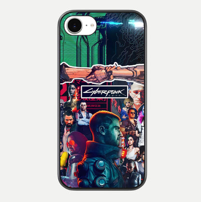 CYBERPUNK Legacy Glass Case For iPhone 16e by Custom World