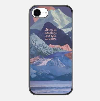 Celestial Mountain Calm Glass Case For iPhone 16e by Custom World