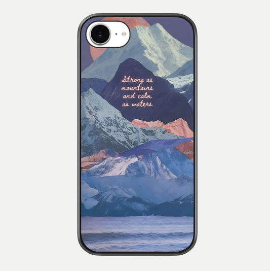 Celestial Mountain Calm Glass Case For iPhone 16e by Custom World