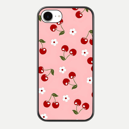 Cherry Love Mood Glass Case For iPhone 16e by Custom World