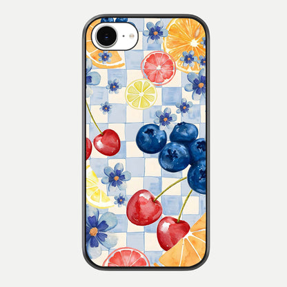 Citrus Bloom Joy Glass Case For iPhone 16e by Custom World