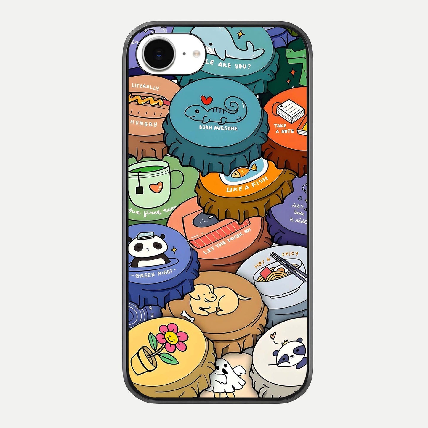 Coins Patterns Glass Case For iPhone 16e by Custom World
