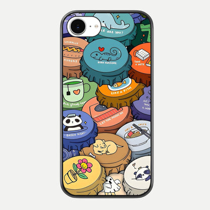 Coins Patterns Glass Case For iPhone 16e by Custom World