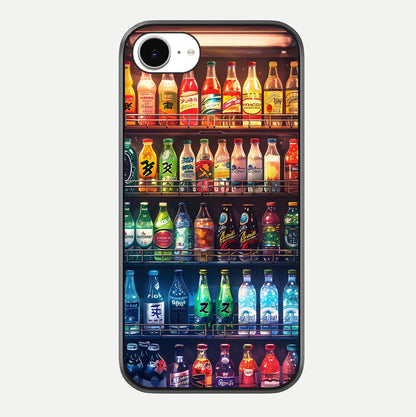 Colorful Soda Bottles Glass Case For iPhone 16e by Custom World