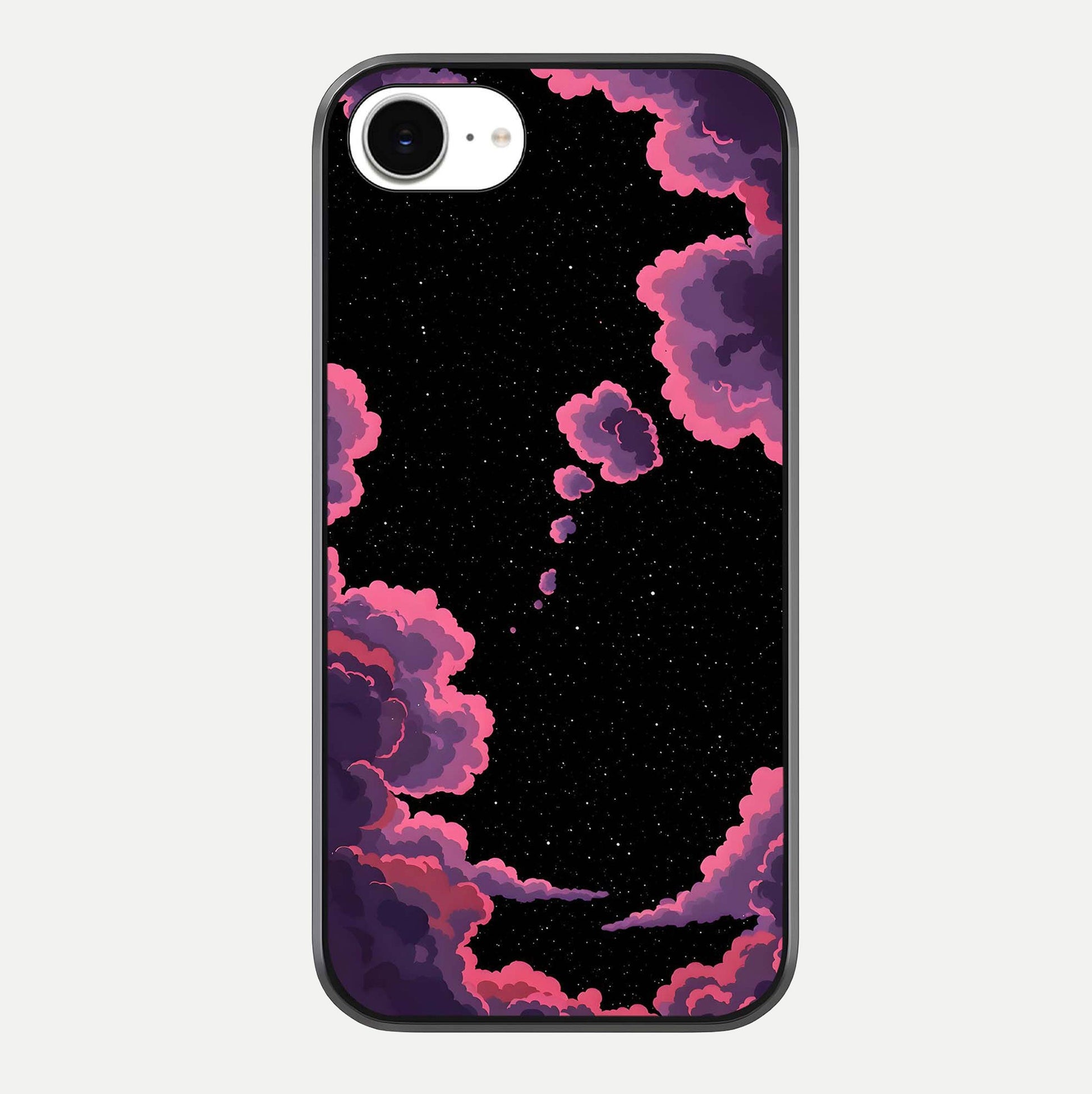 Cosmic Cloud Journey Glass Case For iPhone 16e by Custom World