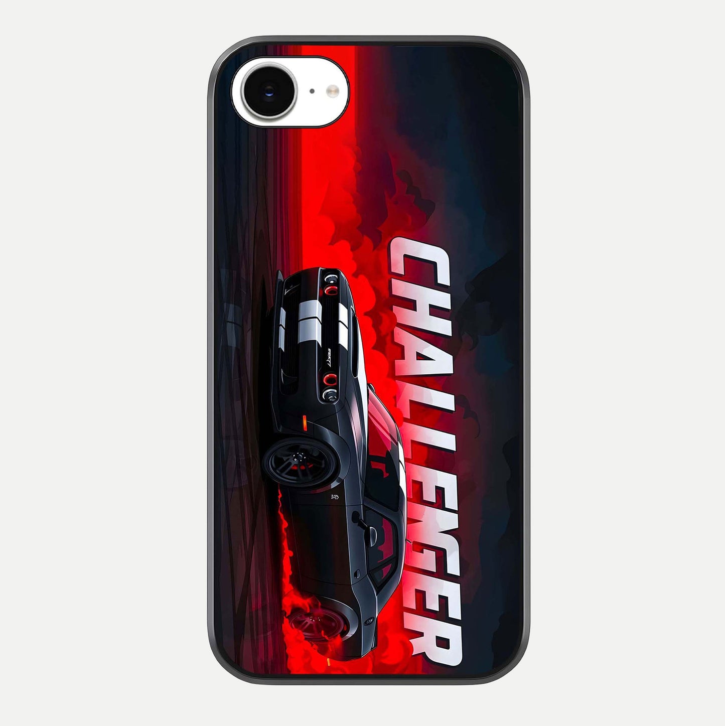 Crimson Challenger Fury Glass Case For iPhone 16e by Custom World