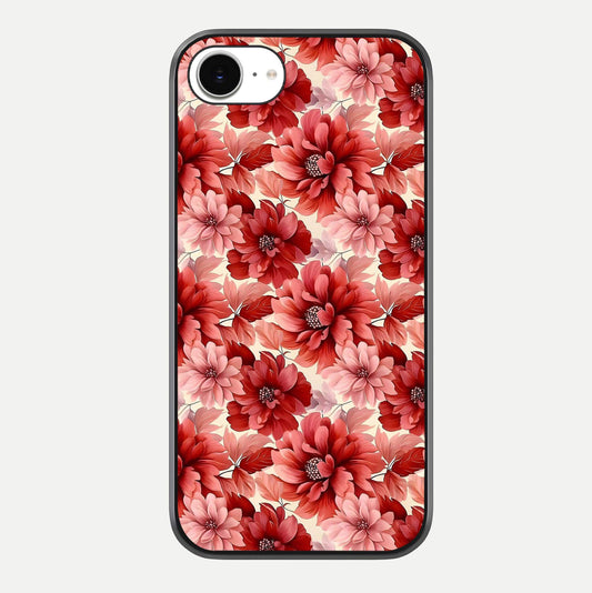 Crimson Love Petals Glass Case For iPhone 16e by Custom World