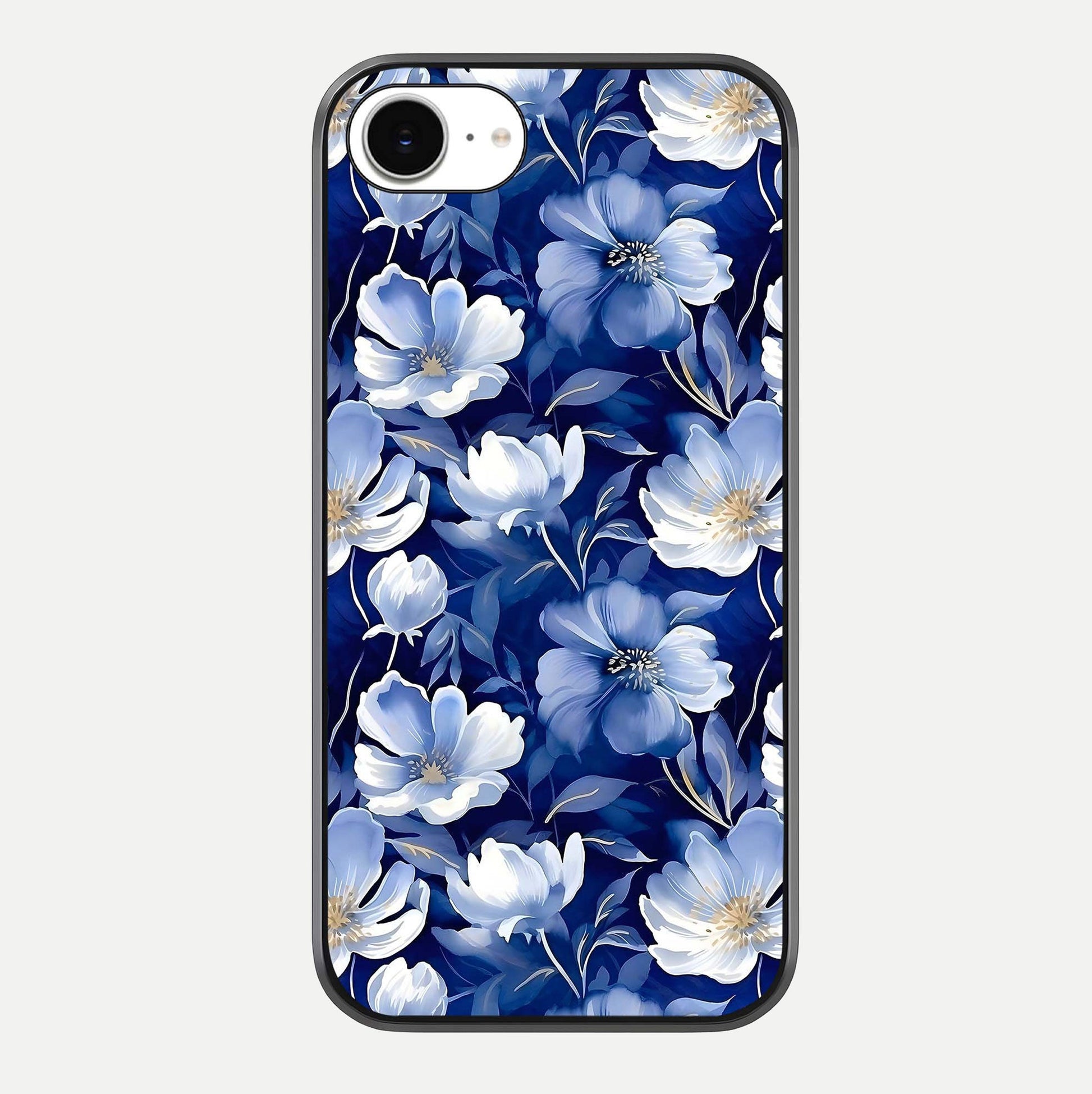 Cute Floral Patterns Glass Case For iPhone 16e by Custom World