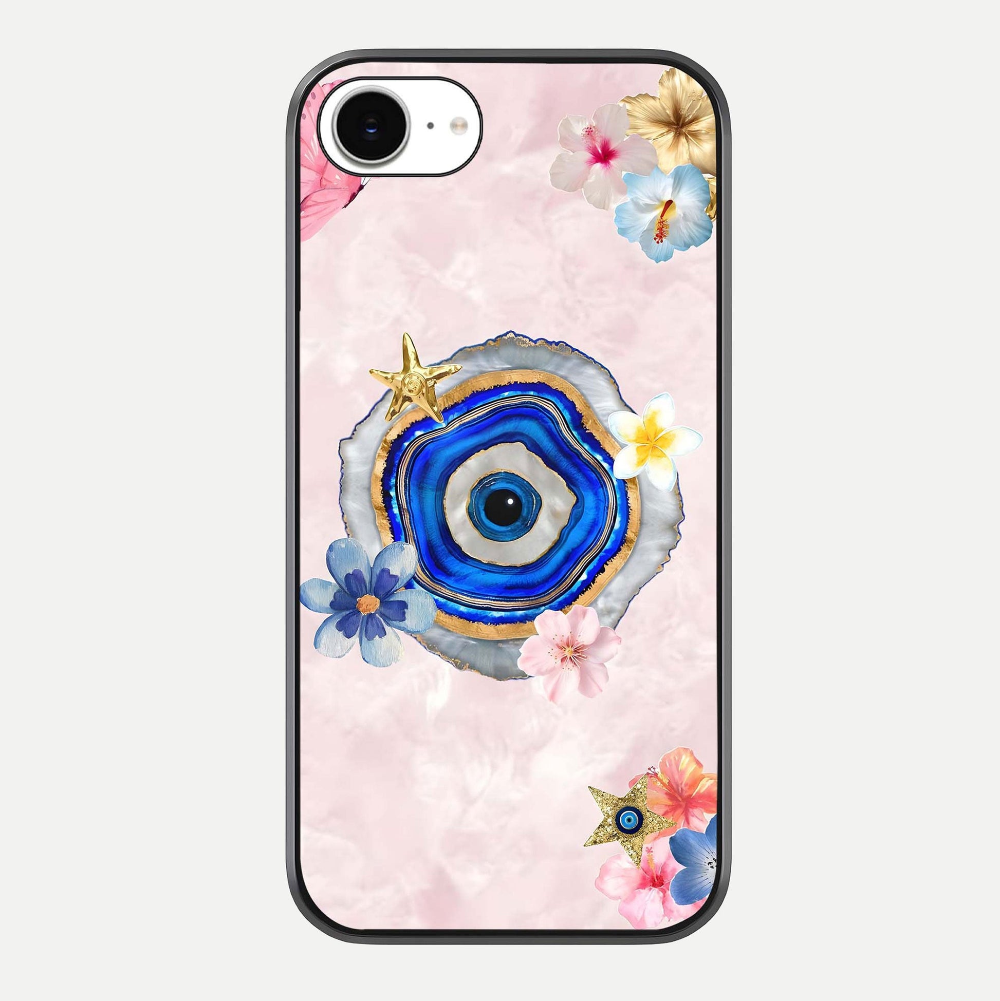Divine Aura Bloom Glass Case For iPhone 16e by Custom World