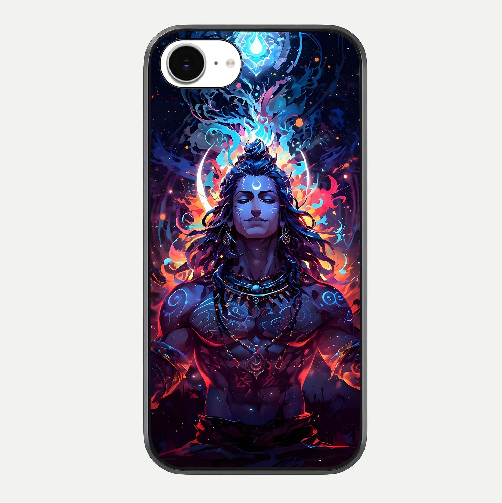 Divine Fire Shiv Glass Case For iPhone 16e by Custom World