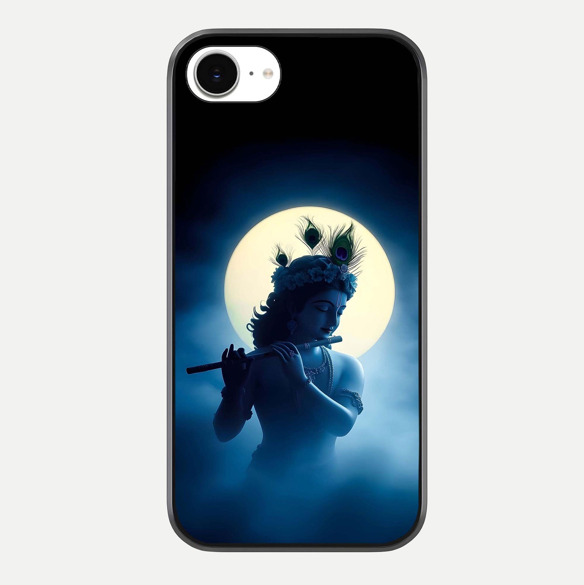 Divine Moon Flute Glass Case For iPhone 16e by Custom World