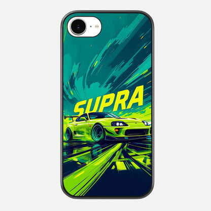 Electric Supra Thunder Glass Case For iPhone 16e by Custom World
