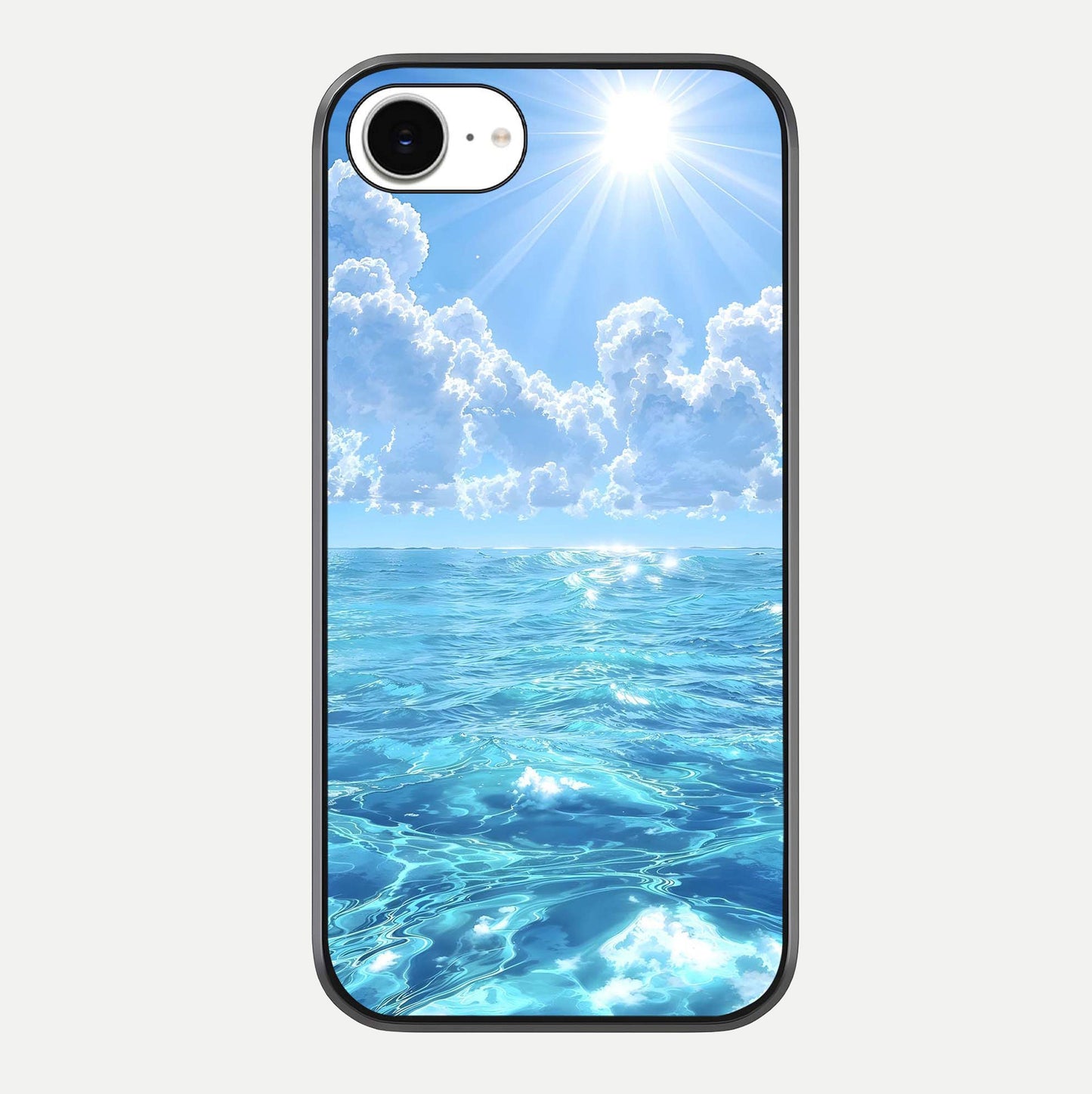 Endless Ocean Horizon Glass Case For iPhone 16e by Custom World
