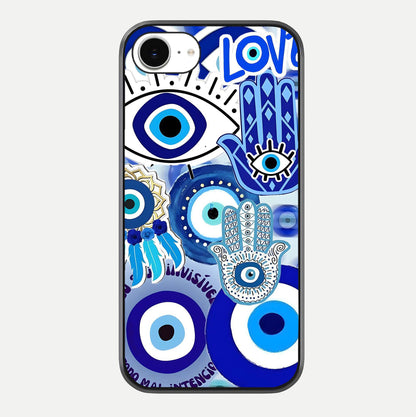 Evil Eyes Dream Glass Case For iPhone 16e by Custom World
