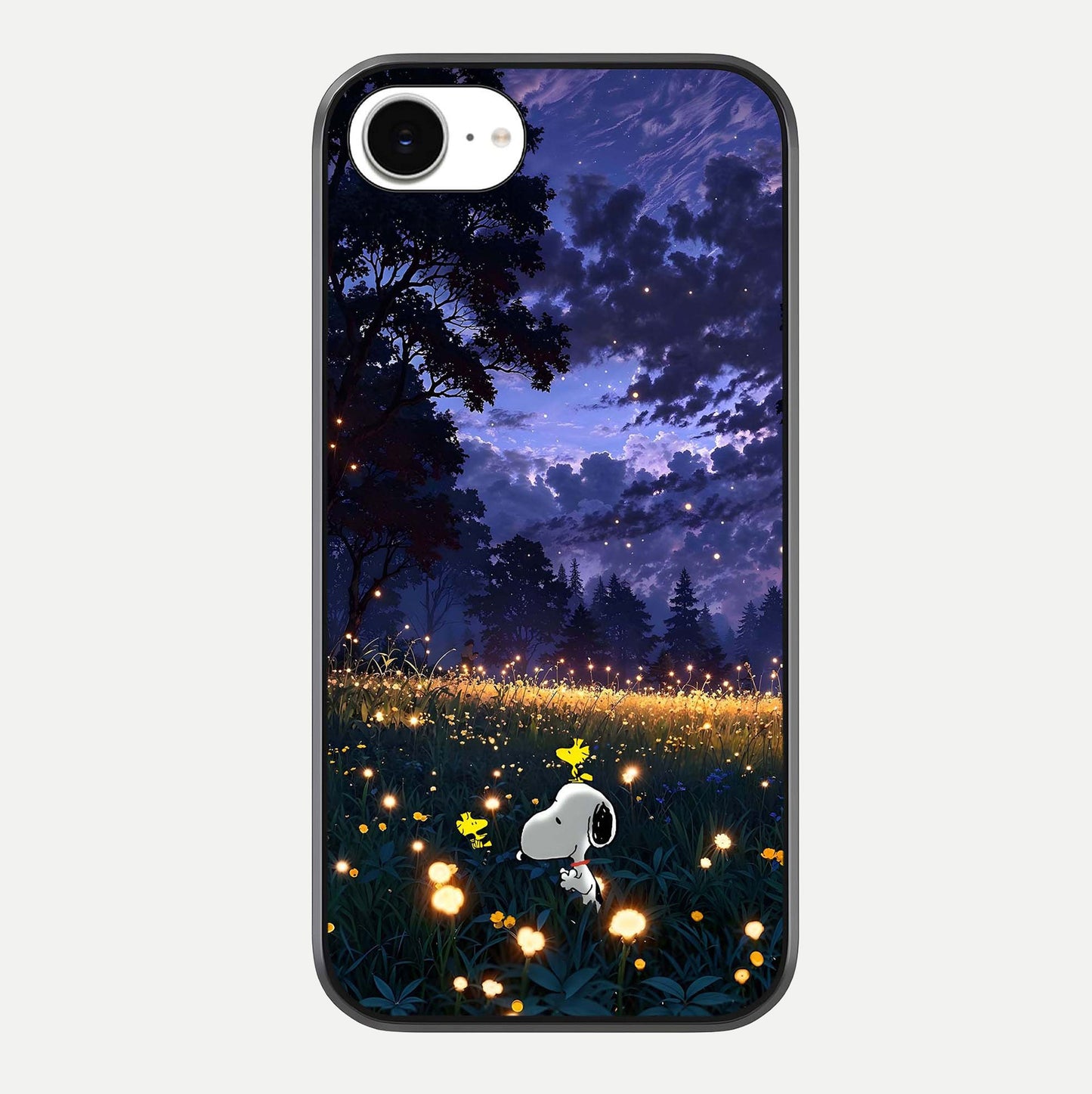Firefly Meadow Magic Glass Case For iPhone 16e by Custom World