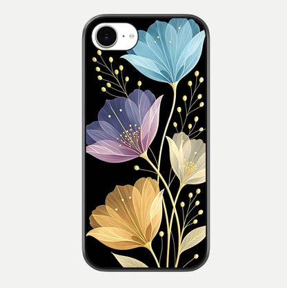 Flower Bloom Glow Glass Case For iPhone 16e by Custom World
