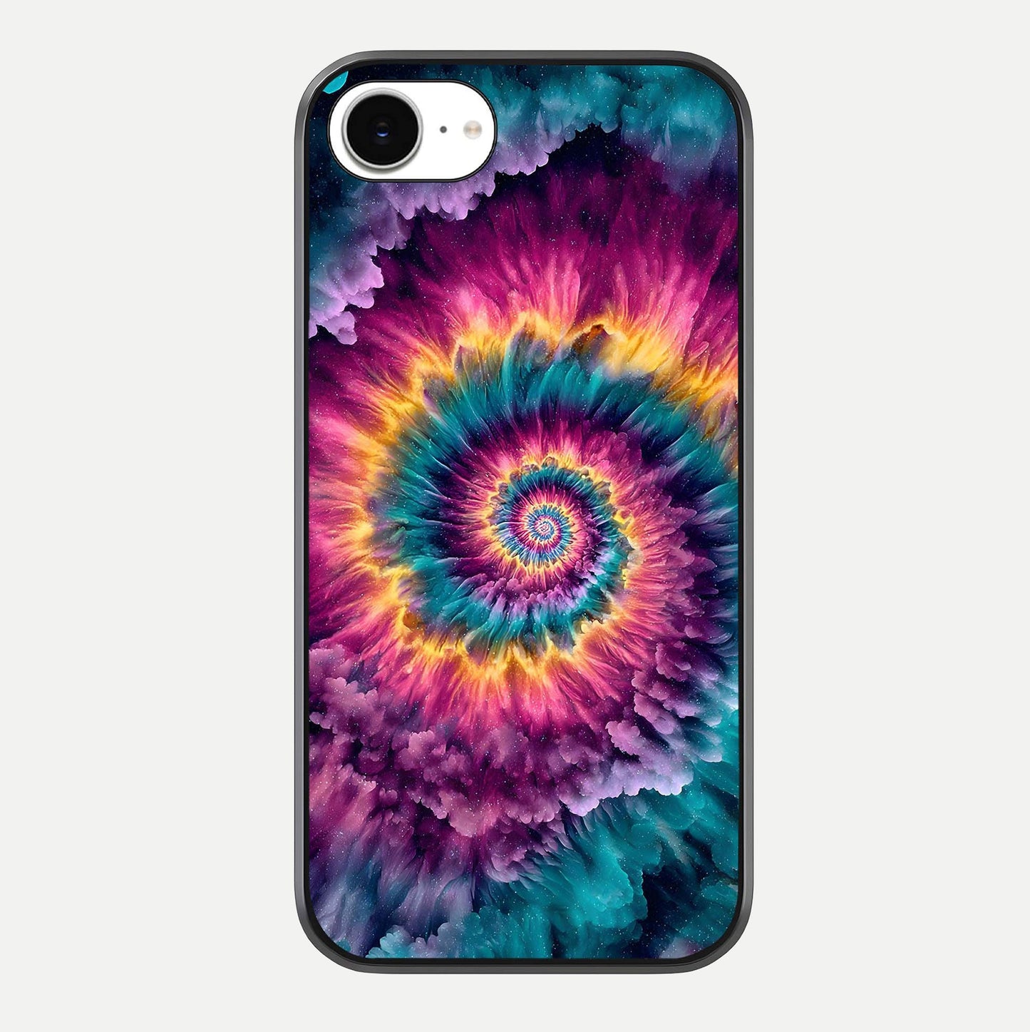 Galactic Spiral Burst Glass Case For iPhone 16e by Custom World
