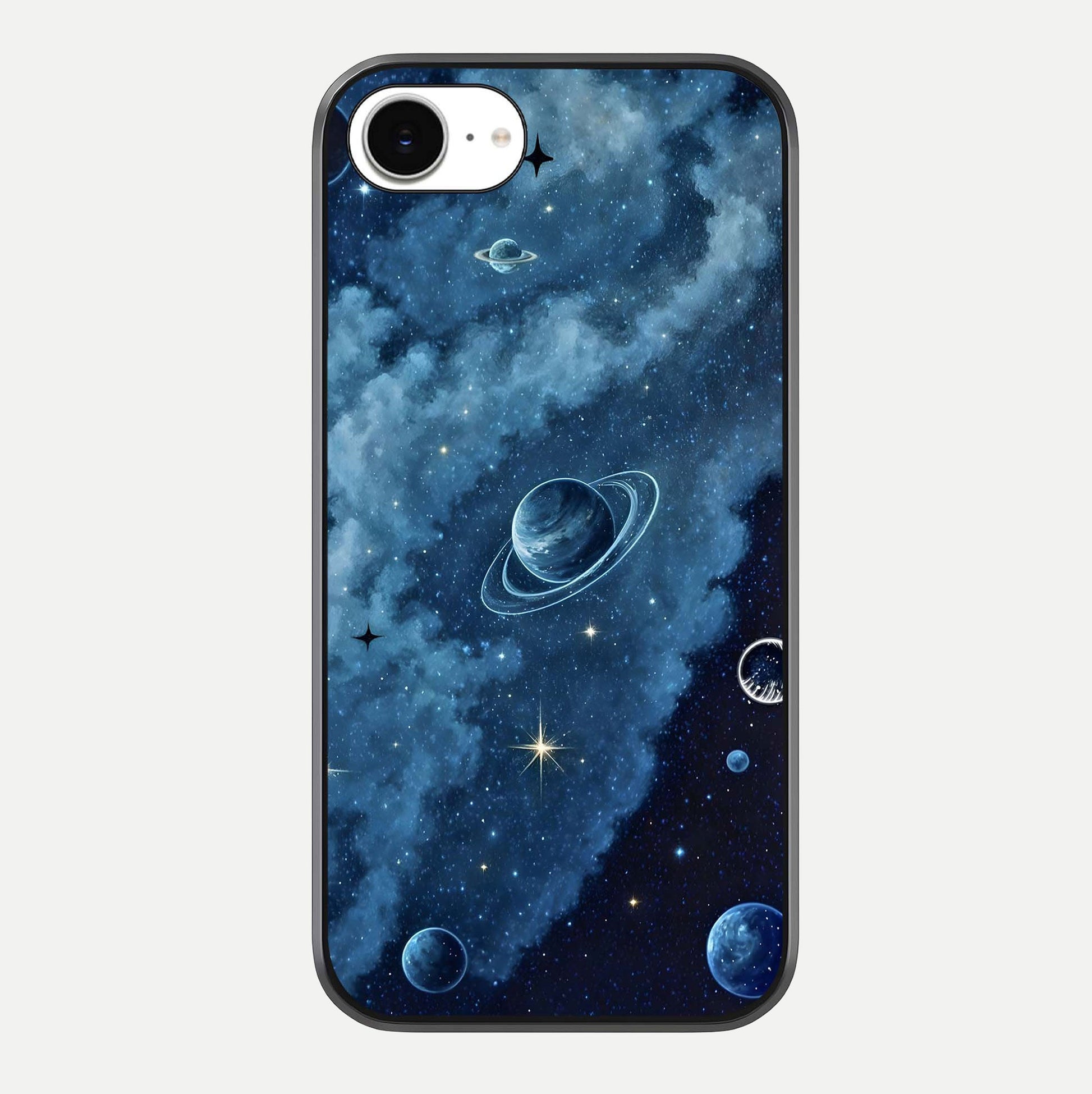 Galaxy Dream Space Glass Case For iPhone 16e by Custom World