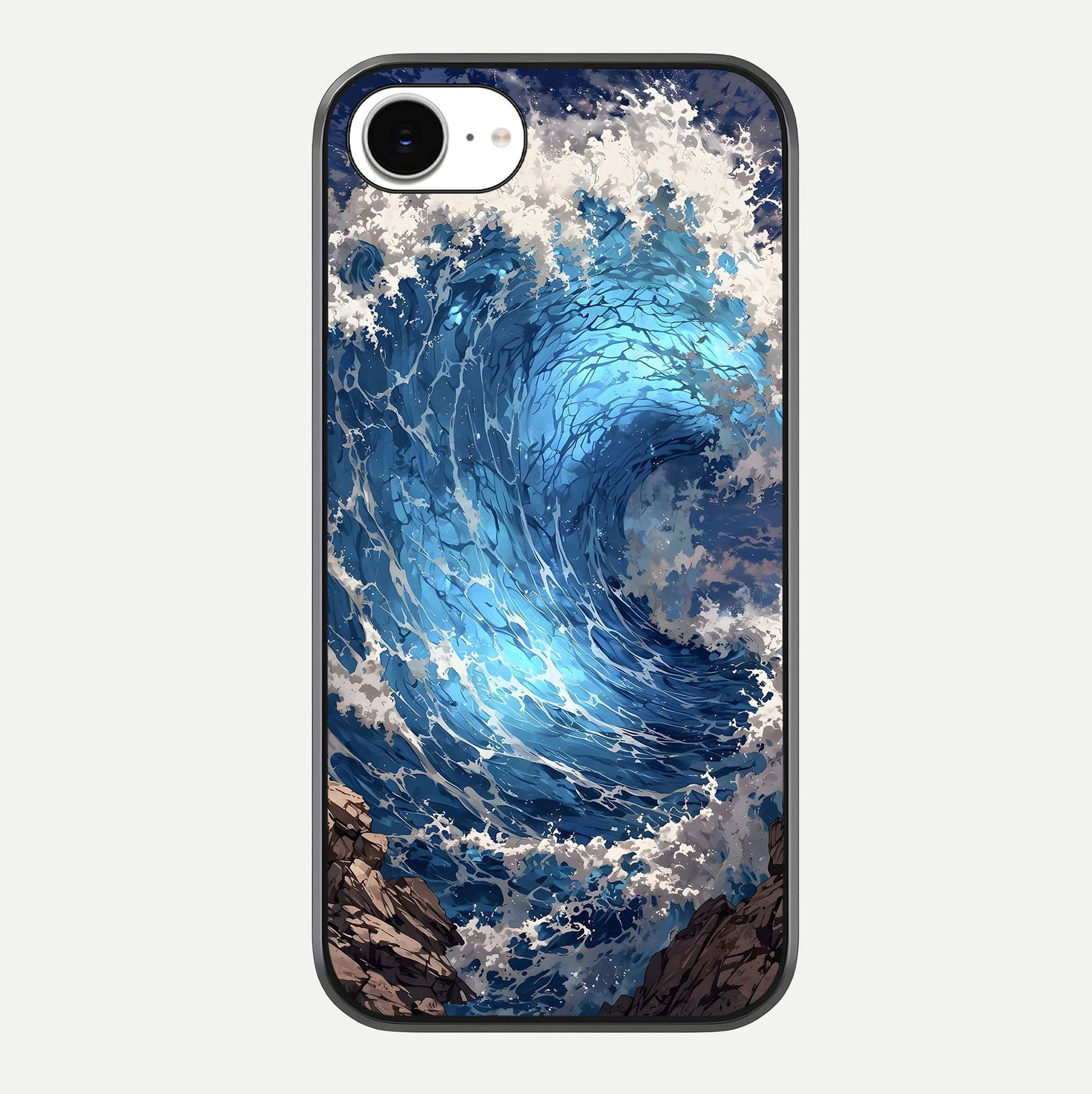 Giant Ocean Wave Glass Case For iPhone 16e by Custom World