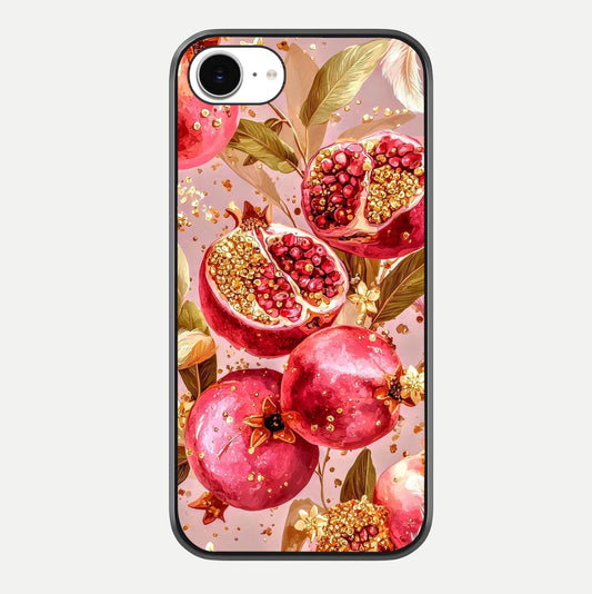 Golden Bloom Glow Glass Case For iPhone 16e by Custom World