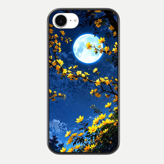 Golden Night Glow Glass Case For iPhone 16e by Custom World