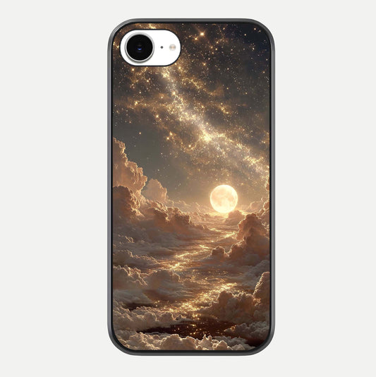 Golden Sky Dream Glass Case For iPhone 16e by Custom World