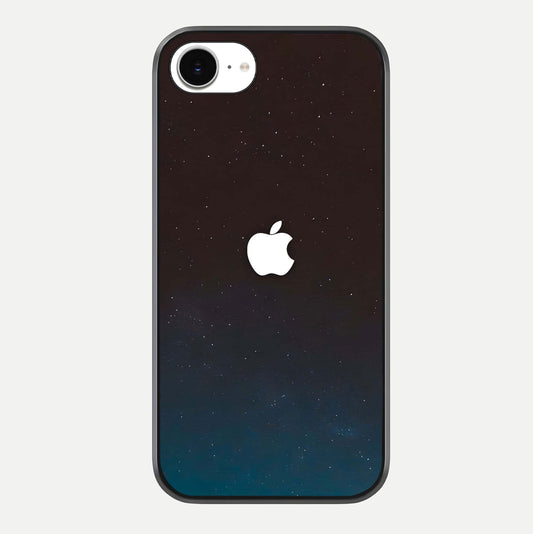 Green Emerald Apple Logo Glass Case For iPhone 16e by Custom World
